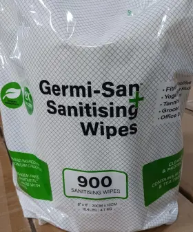 727785430470 GERMI-SAN Sanitising Wipes Contains Aloe Vera