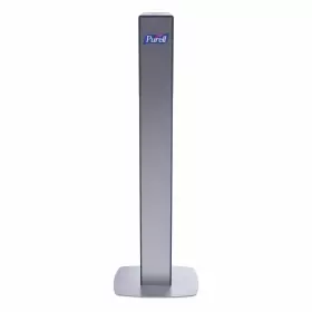 7318-DS-SLV GOJO Purell Messenger Panel Floor Stand Dispenser #2