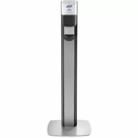7318-DS-SLV GOJO Purell Messenger Panel Floor Stand Dispenser