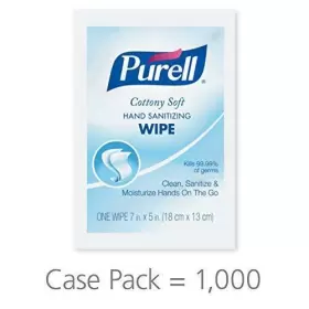 90261M GOJO Purell Cottony Wrapped Sanitizing Wipes