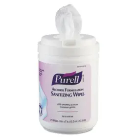 903106 GOJO Sanitizing Wipes Alcohol Formula Unscented