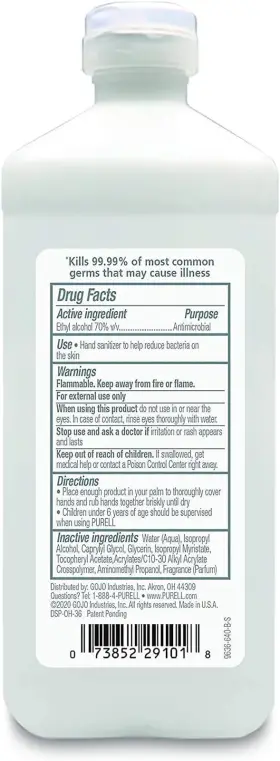 9636-12-P GOJO INDUSTRIES Advanced Sanitizer Pump Bottle Pack #3