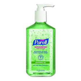 3639-12 GOJO Purell Advanced Gel Sanitizer Scent Aloe Vit