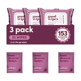 C44-B0DSQWQCHM GOODWIPES Flushable Butt Wipes Women Men