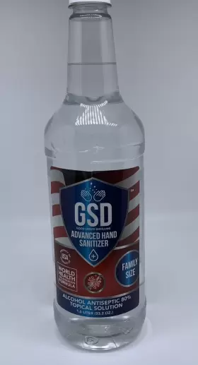 9055355912 GSD Advanced Sanitizer Alcohol Antiseptic Topical