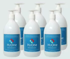 HRYWC1-500-2 H2ONE Sanitizer Gel Awakening Citrus Bottles