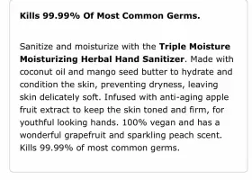 676280046290 HEMPZ Herbal Sanitizer Gel Triple Formula #2