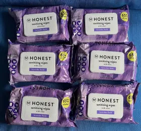810022914885 HONEST Sanitizing Wipes Lavender Field Aloe