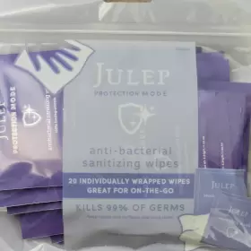 849154057092 JULEP Pack Wrapped Antibacterial Sanitizing