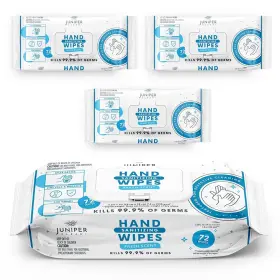 636339542944 JUNIPER CLEAN Pack Sanitizing Wipes Alcohol