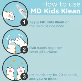 699439005245 KIDS KLEAN Foamer Sanitizer Alcohol Science #3