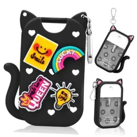 722047814708 LITTDONKEY Cat Silicone Touchland Sanitizer