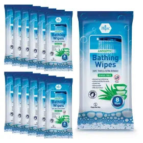 C44-B0BVG87PZG MED PRIDE Hospital Wipes Bathing Waterless