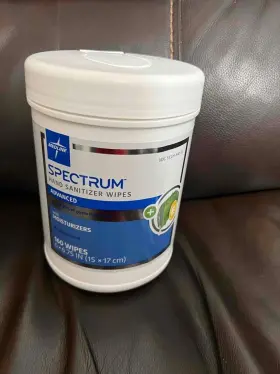 888277699246 MEDLINE / SPECTRUM Canister Sanitizer Wipes