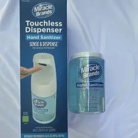 Miracle Brands 20242a Sense And Dispense Touchless Hand Sanitizer Dispenser 16 Fl Oz 70%
