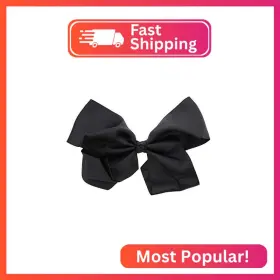 MTBO0107BK MOTIQUE ACCESSORIES Grosgrain Bow Women Girls