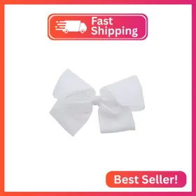 MTBO0107WT MOTIQUE ACCESSORIES Grosgrain Bow Women Girls