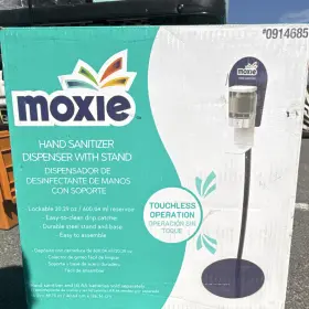 0914685 MOXIE Sanitizer Dispenser Stand Touchless Steel Base