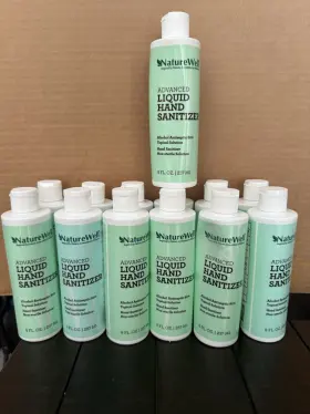 NWALHS8X12 NATUREWELL Pack Alcohol Advanced Sanitizer