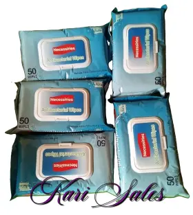 970175567971 NECESSITIES Alcohol Clean Sanitizing Wipes Total