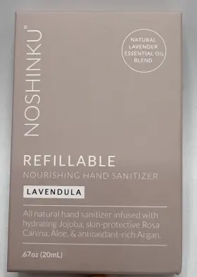 Lavendula NOSHINKU Pocket Sanitizer Travel Refillable