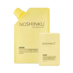 B0BL3TLTVD NOSHINKU Pocket Sanitizer Refill Zesty Lemon Scent