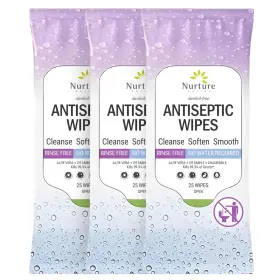 850052206192 NURTURE VALLEY Antibacterial Body Wipes Alcohol