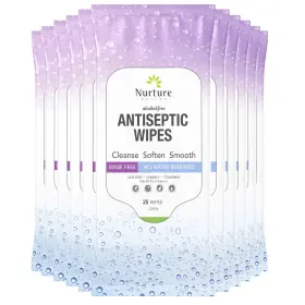 858655003477 NURTURE VALLEY Antibacterial Body Wipes Alcohol