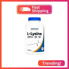 NTC-20314 NUTRICOST Lysine Tablets Gluten Gmo Vegetarian
