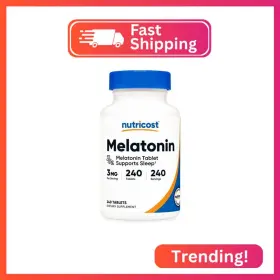 NTC363101 NUTRICOST Melatonin Tablets Gmo Gluten