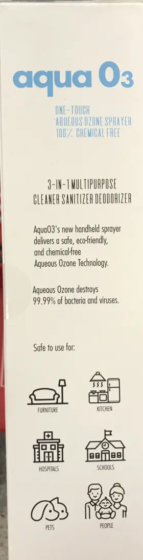 AQUA-O3 ONETOUCH Touch Ozone Sprayer Sanitizer #3