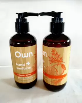 815281800290 OWN Sanitizer Citrus Sage Bottles Effective