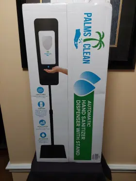01361 PALMS CLEAN Automatic Sanitizer Dispenser Stand