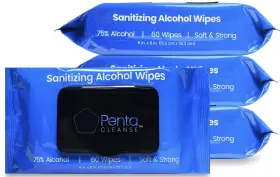196852401758 PENTACLEANSE Advanced Alcohol Wipes Sanitizing