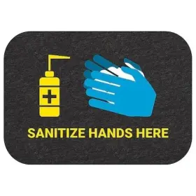 Pig Gmm21002-bk Hand Sanitizer Station Floor Sign Pk4