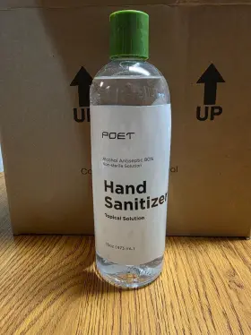 850017871182 POET Sanitizer Bottles Topical Solution Alcohol