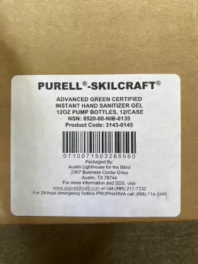 3143-0145 PURELL Advances Skilcraft Sanitizer Gel #2