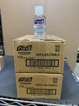 Purell 3653-24-cmr-s Advanced Hand Sanitizer Refreshing Gel 2oz 24-pack