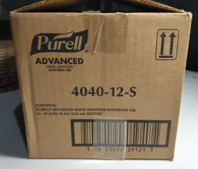 4040-12-S PURELL Advanced Gel Sanitizer Carton