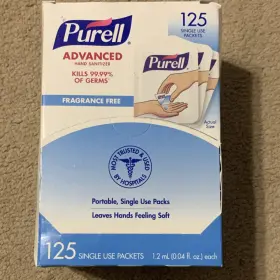 51145 PURELL Advanced Sanitizer Fragrance Alcohol Single