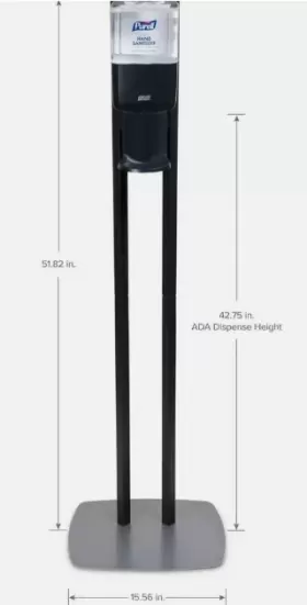 7218-DS PURELL Dispenser Floor Stand Automatic Graphite #2