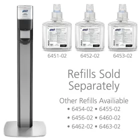 7316-DS-SLV PURELL Messenger Sanitizer Floor Stand Dispenser #3