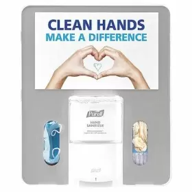 7399-HB-SLV PURELL Messenger Floor Stand Hygiene Bracket