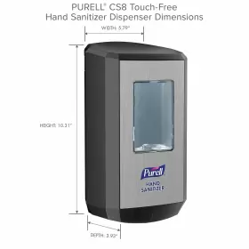 7824-01 PURELL Automatic Sanitizer Dispenser Graphite #2