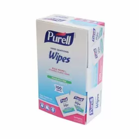 9022-10 PURELL Wrapped Sanitizing Wipes Box