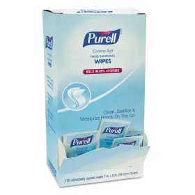 9027 PURELL Cottony Wrapped Sanitizing Wipes Box