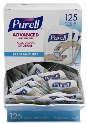 9630-12-125CT-NS PURELL Singles Advanced Sanitizer Packets