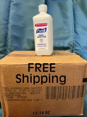 9636-640-F-S PURELL Advanced Sanitizer Gel Top Bottle