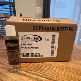 Questspecialty 693020001-04oz Case Of 4 Fl Oz X24 Antiseptic Hand Sanitizer Bottles - Unopened Factory Sealed