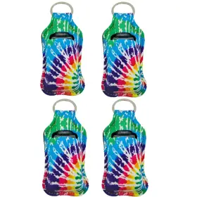 H0416F03 RANXIZY Sanitizer Bottle Holder Keyring Tie Dye